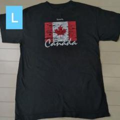 US古着カナダ国旗TシャツLサイズ相当訳ありタグ無しトロント