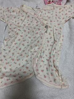 花柄ベビー肌着 95cmまで対応
