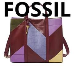 FOSSIL 本革　ハンドバッグ　ショルダーバッグ レディースのサムネイル