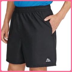 ショートパンツ スポーツ メンズ 軽量 ポケット付き 吸汗速乾 ブラック