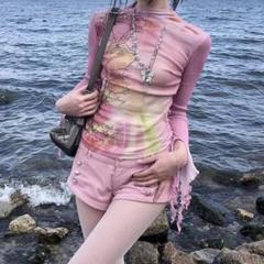 希少 当時物 ピンクゼブラ柄ベルト付きショーパン 平成ギャル ヴィンテージ d.i.a（ショートパンツ）のフリマアイテム一覧