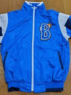 横浜ベイスターズ グラウンドコート ナイロン スタジアムジャンパー ブルーB33 trim_fce_item67905fd59b3e1.jpg