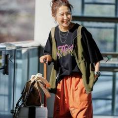 ◨ニコアンド◨misayoさんプロデュース キルトコンビベスト みさよさん 黒 ◨ニコアンド◨misayoさんプロデュース キルトコンビベスト
