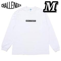М　CHALLENGER　BACK TO LIFE L/S TEE WHITE