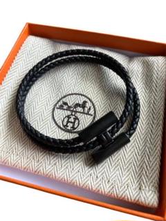 HERMES】エルメス トゥルニ トレッセ レザーブレスレット