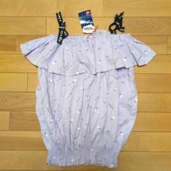 オフショルダー トップス 　パープル
