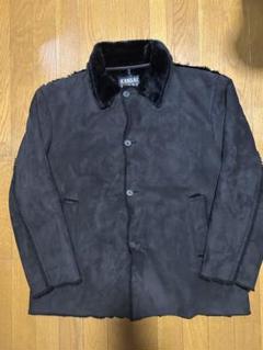 ジャケット・アウター archive far jacket 90s Vintage 80s 90s Sony Epic Leather Wool Letterman Coat Jacket