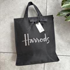 ハロッズ×スワロフスキー★コラボ★限定★トートバッグ★ Harrods - ハロッズ スワロフスキー ロゴ トートバッグ の通販