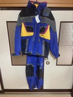 スキーウェア 男性用 青 黄 黒