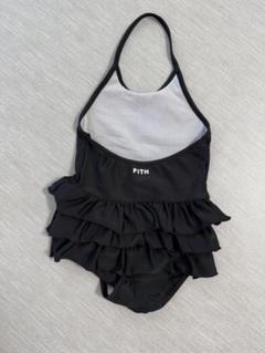 FITH フリル付きワンピース水着 100cm ブラック