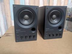 SONY SMS-1P パワーアンプ 本体のみ　音出し確認済　２個 SMS-1P / Powered Monitor Speaker System【中古放送用・業務用
