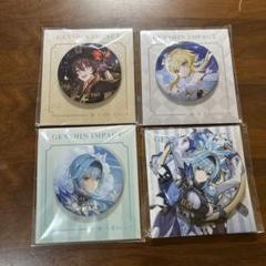 原神　缶バッジ　蛍　エウルア　胡桃