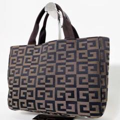 GIVENCHY ジバンシィ トートバッグ チェック柄 A4収納可 関税負担なし☆GIVENCHY ジバンシィGショッパーミニトートバッグ