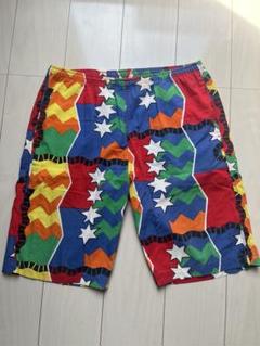 00s unknown colorful STAR 星 ハーフパンツ