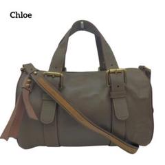 Chloe クロエ サム ミニボストン ショルダー ハンドバッグ