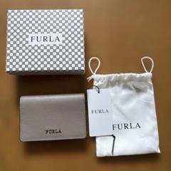 みみずく様　FURLA 名刺入れ グレージュ みみずく様 FURLA 名刺入れ グレージュ - メルカリ