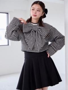 【 An MILLE 】アンミール ビッグリボンショートコート ホワイト Coming Soon Re Arrival🎄♥️ ㅤㅤㅤㅤㅤㅤㅤㅤㅤㅤㅤㅤㅤ