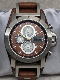 T3）FOSSIL 腕時計 トレンド クロノグラフ ブラウン JR1157のサムネイル