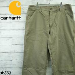 【90s】Carhartt カーハート デニムパンツ 皮パッチロゴ