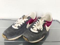 美品☆NIKEスニーカー☆ナイキ☆24.5cmネイビー×ピンク☆ロンハーマン