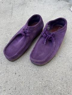 CLARKS ORIGINALS クラークス ワラビー 紫 27.0