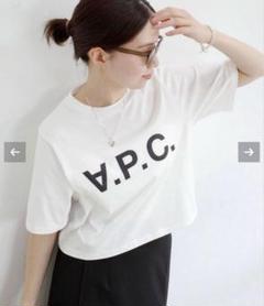週末お値下げ【美品】A.P.C. イエナ別注　ビッグロゴTシャツ 追加2》【A.P.C./アー・ペー・セー】別注 ビッグ ロゴ Tシャツ