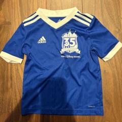 東京ディズニーリゾート サッカー ユニホーム風 半袖Tシャツ 青