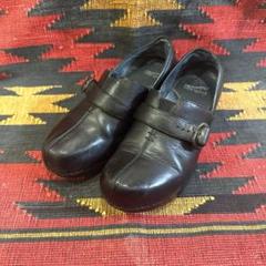 ダンスコ dansko (38) レザーローファー コンフォート ストラップ 黒