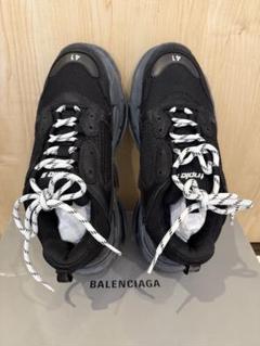BALENCIAGA トリプルS クリアソール トレーナー 41 ブラック