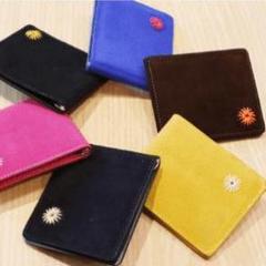 マネークリップ メンズ カードケース 金具 財布 本革 レザー 二つ折り