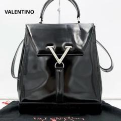 VALENTINO ヴィンテージ エナメルレザー リュック バックパック 保存袋 VALENTINO ヴィンテージ エナメルレザー リュック バックパック