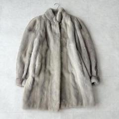 美品　最高級毛皮 ミドル丈コート　リアルファー　大きいサイズ　ブラック　11号 imgrc0085822054.jpg