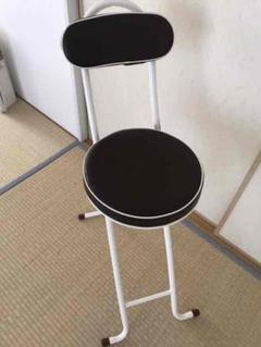新品未使用 折りたたみハイチェアー ダークブラウン