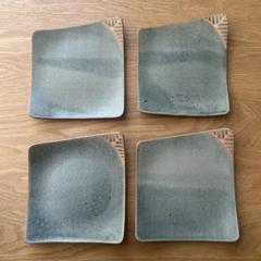【色むら有りお値打ち】大皿 中皿 4枚 作家 ハンドメイド