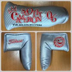 未使用限定品 2006 クラブキャメロンメンバー パターカバー タイトリスト 銀