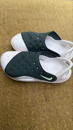 Nike ダークグリーン ホワイト サンダル　19cm