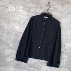 sacai』サカイ (1) ポプリン ケープ シャツ - メルカリ