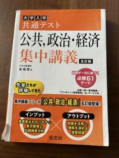 大学入学共通テスト公共,政治・経済集中講義