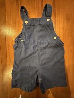 Petit Bateau ネイビーオーバーオール 6m