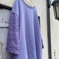 【新品】2024ss nest robe コットンリネンドッキングプルオーバー