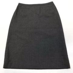 美品 Burberry 膝丈スカート レディースM グレー系