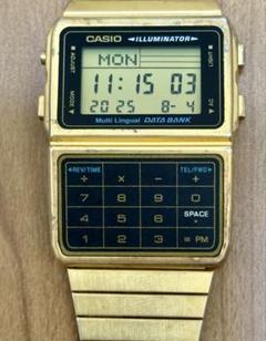 CASIO カシオ データバンクDBCー611 ゴールド 電池交換済 - メルカリ