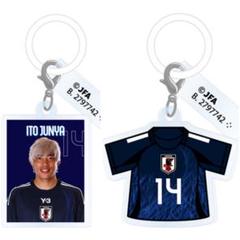 サッカー 日本代表 ふらっとめじるしアクセサリー ガチャ 伊東