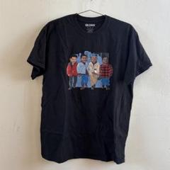 GILDAN 黒 Tシャツ M ストリート系 hiphop プリント