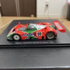 レア❗️ミニカー 1/43 マツダ 100周年記念コレクション MAZDA787B Amazon | マツダ MAZDA 787B モデルカー 143-100周年モデル