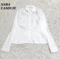 NARACAMICIE シャツ ジャケット カットソー ジッパー 02 ホワイト