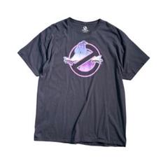 7TSM3【ゴーストバスターズ】ムービーTシャツ 半袖　ブラック　古着used
