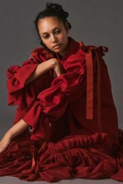 HAENGNAE OMOCHI BLOUSE / Redのサムネイル