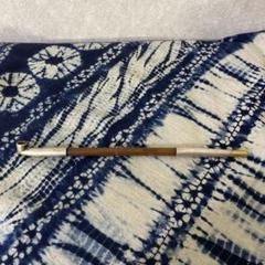 【海】純銀煙管　六角形　キセル　純刻印　銀細工　アンティーク　重量約34g 海】銀煙管 キセル 純銀刻印 銀細工 アンティーク