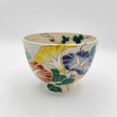 豪華 茶道 加藤永山 色絵朝顔 茶碗 782 新品未使用 メルカリ - 茶碗・めし碗